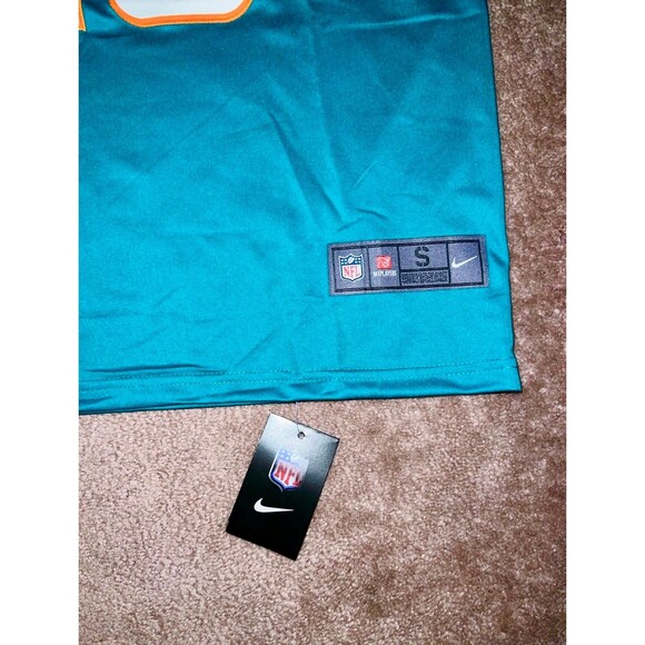 Tyreek Hill #10 Miami Dolphins Jersey Men’s Small Nike Aqua NFL NWT - Picture 6 of 9